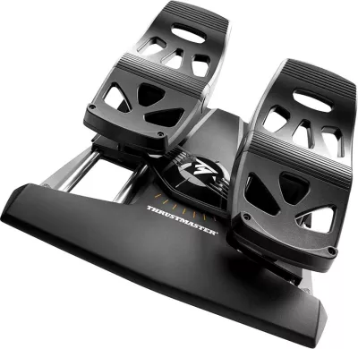 Pedale rudder fluturimi Thrustmaster TFRP, USB/RJ12, për PC/PS4/Xbox