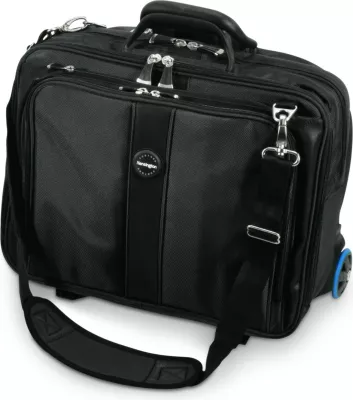 Çantë laptopi Kensington Contour 17 inç, me rrota, e zezë