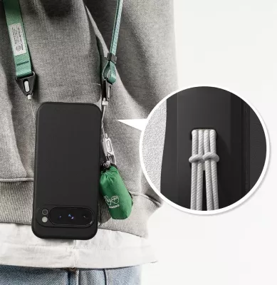 Mbështjellës Ringke Onyx për Google Pixel 9 Pro XL, i zi