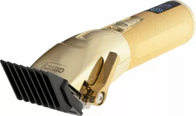 Makinë qethje Camry CR 2835G, 8 nivele 1.5-18 mm, teh qeramik & kokë titaniumi, bateri, USB-C, gold