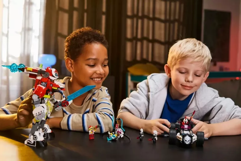 Set LEGO DREAMZZZ 71497, Tiger Mech dhe Hot Rod Car, 1006 pjesë
