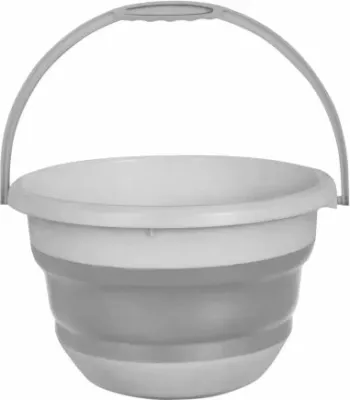 kovë e palosshme BRUNNER VINIS Fold-Away 0203062N.C9N, TPE food-grade, rezistente nxehtësie 125°C, me dorëzë, gri