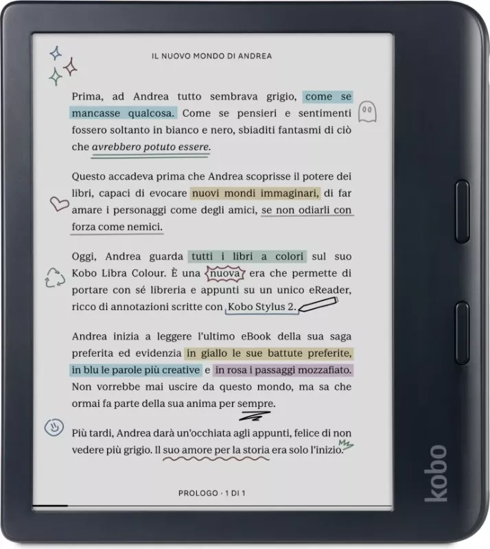 Lexues e-book KOBO Libra, 7", 32 GB, Wi-Fi, I zi