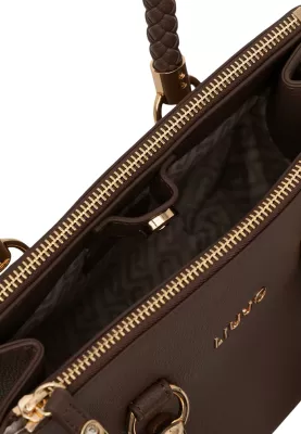 Çantë shopper Liu Jo AF6086 E1019 për femra, bezhë e errët