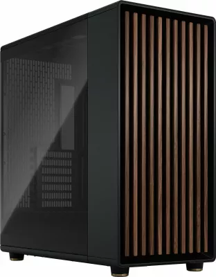 Kasë Fractal Design FD-C-NOR1X-02, Midi Tower, ATX, EATX, micro ATX, Micro-ITX, e zezë, qymyr