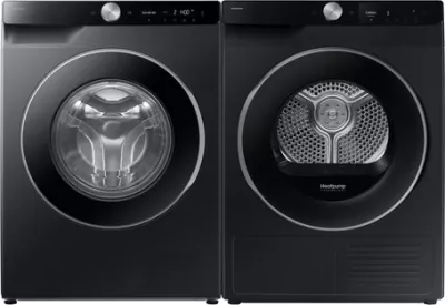 Makinë larëse frontale Samsung WW90DG6U8FLBU4 9 kg 1400 RPM, e zezë
