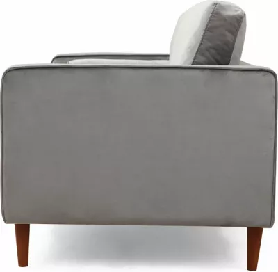 Divan treshe Atelier del Sofa, Rome, ngjyrë gri e çelët