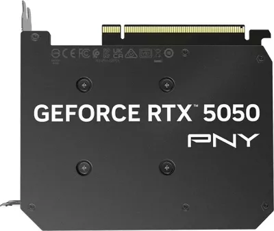 Kartelë grafike PNY RTX 5050, 8GB GDDR6, single fan, e zezë