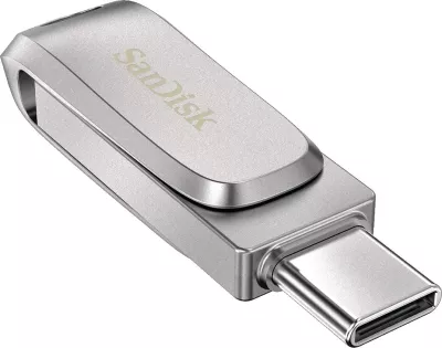 USB Flash SanDisk Ultra Dual Drive Luxe, 32GB, USB Type-C, argjendtë