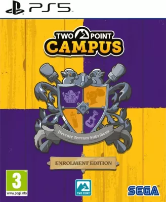 Lojë për PlayStation 5 SEGA Two Point Campus Enrolment Edition, PEGI 3, set me hartë kampusi + broshurë + përmbajtje shtesë