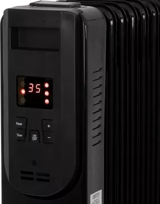 Ngrohës elektrik me vaj Adler, 7 elemente, 1500 W, i zi