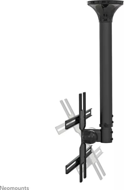 Mbajtës tavani për TV/monitor Newstar FPMA-C400BLACK, 32-60 inç, rregullim lartësie, ngjyrë e zezë
