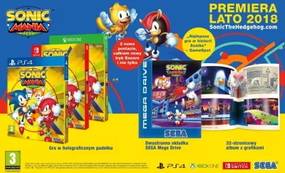 Lojë Nintendo Switch SEGA Sonic Mania Plus, Standard Edition, anglisht (US)