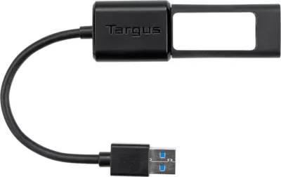 Kabllo adapter Targus USB-A në USB-C, 10cm, e zezë