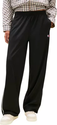 Pantallona sportive për femra Tommy Hilfiger Jeans DW0DW22633, të zeza [Madhësia: L]