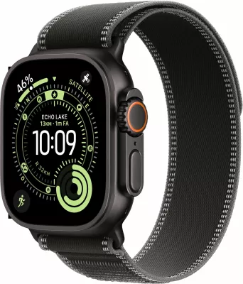 Smartwatch Apple Watch Ultra 3 Titanium Cellular 49mm, Trail Loop zi/kohlegri M/L