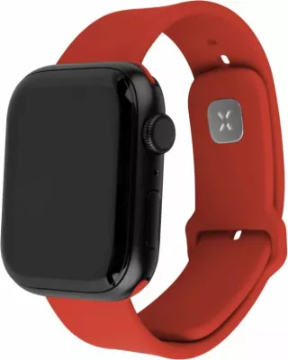 Rrip Smartwatch Fixed Sporty Strap Set për Apple Watch 38/40/41 mm, 160-225 mm, silikon, kuqe, set