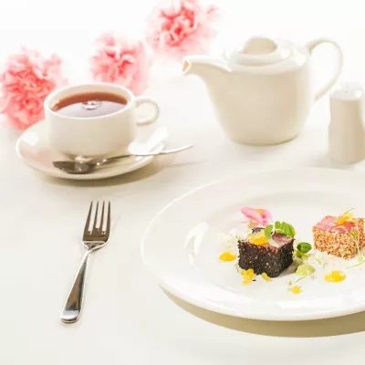 Nënfilxhan porcelani Fine Dine Crema 150 mm, krem, set 6 copë