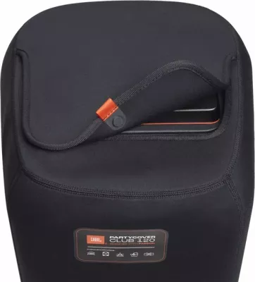 Mbulesë mbrojtëse JBL PartyCover Club 120 për altoparlant JBL PartyBox Club 120, e zezë