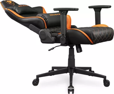 Karrige gaming Cougar Armor One V2, e zezë/portokalli