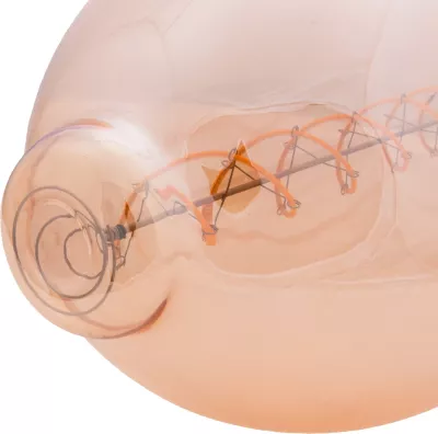 Llambë LED filament, 8W, E27, 3000K, ngjyrë çaji, e zbehtë