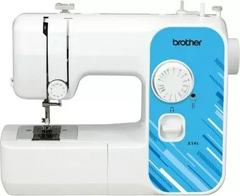 Makina qepëse Brother X14s, mekanike, ngjyrë kaltër dhe bardhë