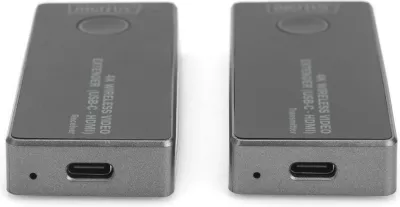 AV transmetues dhe pranues Digitus 4K Wireless Video Extender, 30 m, USB-C - HDMI