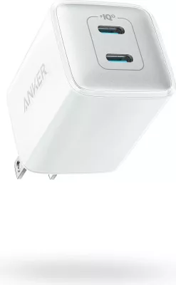 Karikues Anker Powerport III 521 Nano Pro 2xUSB-C 40W i bardhë