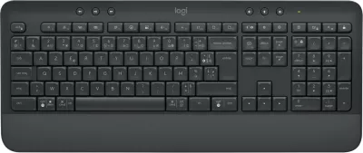 Tastierë Logitech SIGNATURE K650, Wireless, Bluetooth, Membranë, AZERTY, Grafit
