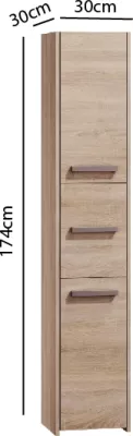 Dollap për banjo Alto 3 [Ngjyra: Bezh]