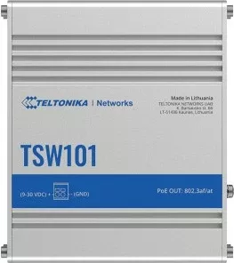 Switch Teltonika TSW101, 5 porte, PoE+, Metallic