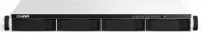 Server NAS QNAP TS-464eU-8G, 8GB RAM, 1U rack, 4-bay, 2x 2.5GbE, HDMI 4K, i zi