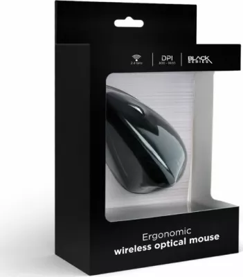 Maus Gembird MUSW-ERGO-01 wireless optik 1600 DPI 6 butona, i zi