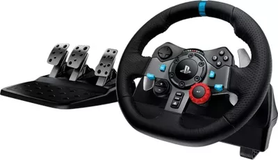 Timon lojërash me pedale, Logitech G29 Driving Force (941-000112), për PlayStation, zi, set me 3 pedale