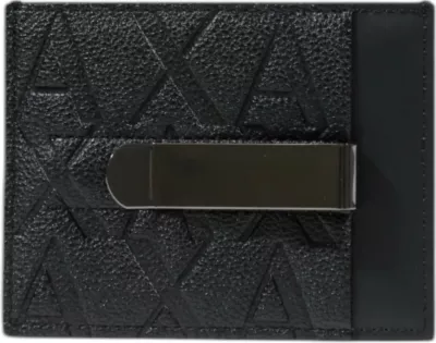 Kuletë kartash për meshkuj Armani Exchange XM000880 AF12133, e zezë