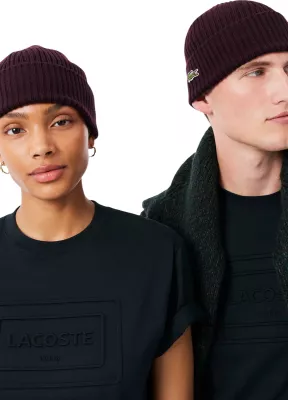 Kapelë Lacoste RB0001 për meshkuj, bordó