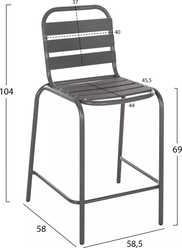 Set për bar Laura FH21054, 3 pjesë, metal 