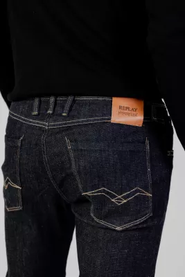 Xhinse për meshkuj Replay ANBASS M914Y .000.661 FI3, blu e errët denim [Madhësia: W32 L32]