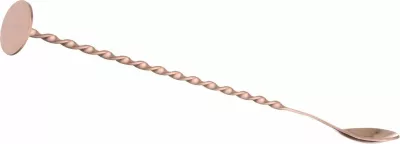 Lugë bari me shtypëse, Bar Up, çelik inox i veshur, 280x35 mm, bakër