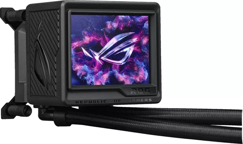 Kasë ftohje me ujë ASUS ROG Ryujin III 360 ARGB Extreme, 3x12 cm, Ekran LCD, Zezë