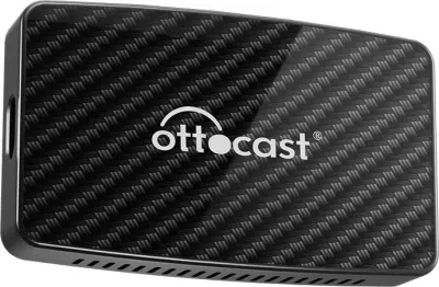 Adapter 4-në-1 Ottocast CA400-S për CarPlay/Android Auto, 2+16 GB, i zi