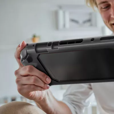 Mbështjellës AmazingThing PlayShield Bunker për Nintendo Switch 2, i zi