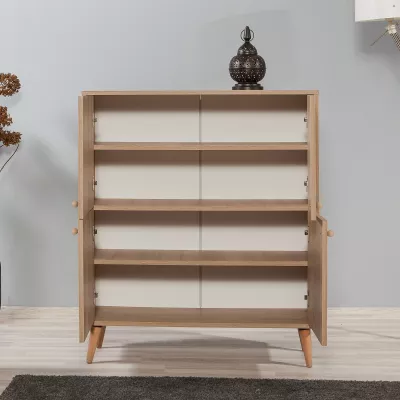 Dollap multifunksional Hanah Home, Multilux - 729, ngjyrë lisi Sonoma