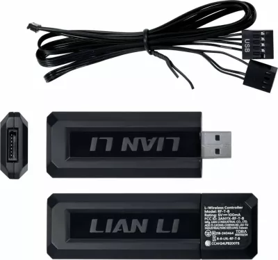 Ventilatorë PC Lian Li UNI FAN SL-INF120 ARGB Wireless Reverse Blade 120 mm 3-pack, zi