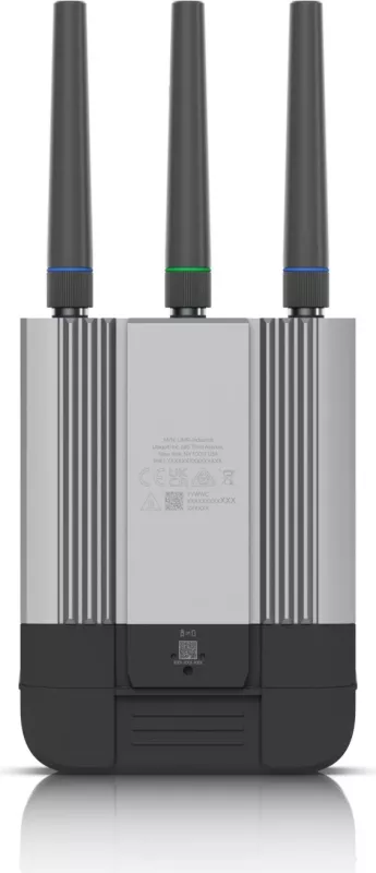 Router Ubiquiti UniFi Mobiler Router Industrial Cat 4 WiFi GPS PoE UMR-Industrial, Ngjyrë e zezë dhe gri
