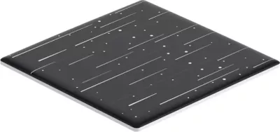 Kapak dekorativ Sonoff T5-4C-86-star për çelës të mençur me prekje, i zi