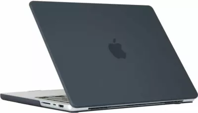 Mbështjellës Tech-Protect SmartShell për MacBook Pro 14" (M1/M2/M3), i zi mat
