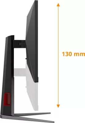 Monitor gaming AOC 24G4HA 23.8 inç, 200Hz, Fast IPS, HDR10, e zezë/kuqe
