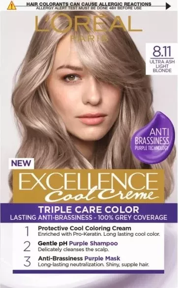 Excellence 8.11 Cool Ultra Ash Light Blond