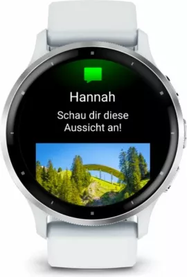 Smartwatch Garmin Venu 3 45mm, e bardhë